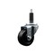 Service Caster 3'' SS Phenolic Wheel Swivel 1'' Expanding Stem Caster SCC-SSEX20S314-PHS-1 - alternate 1